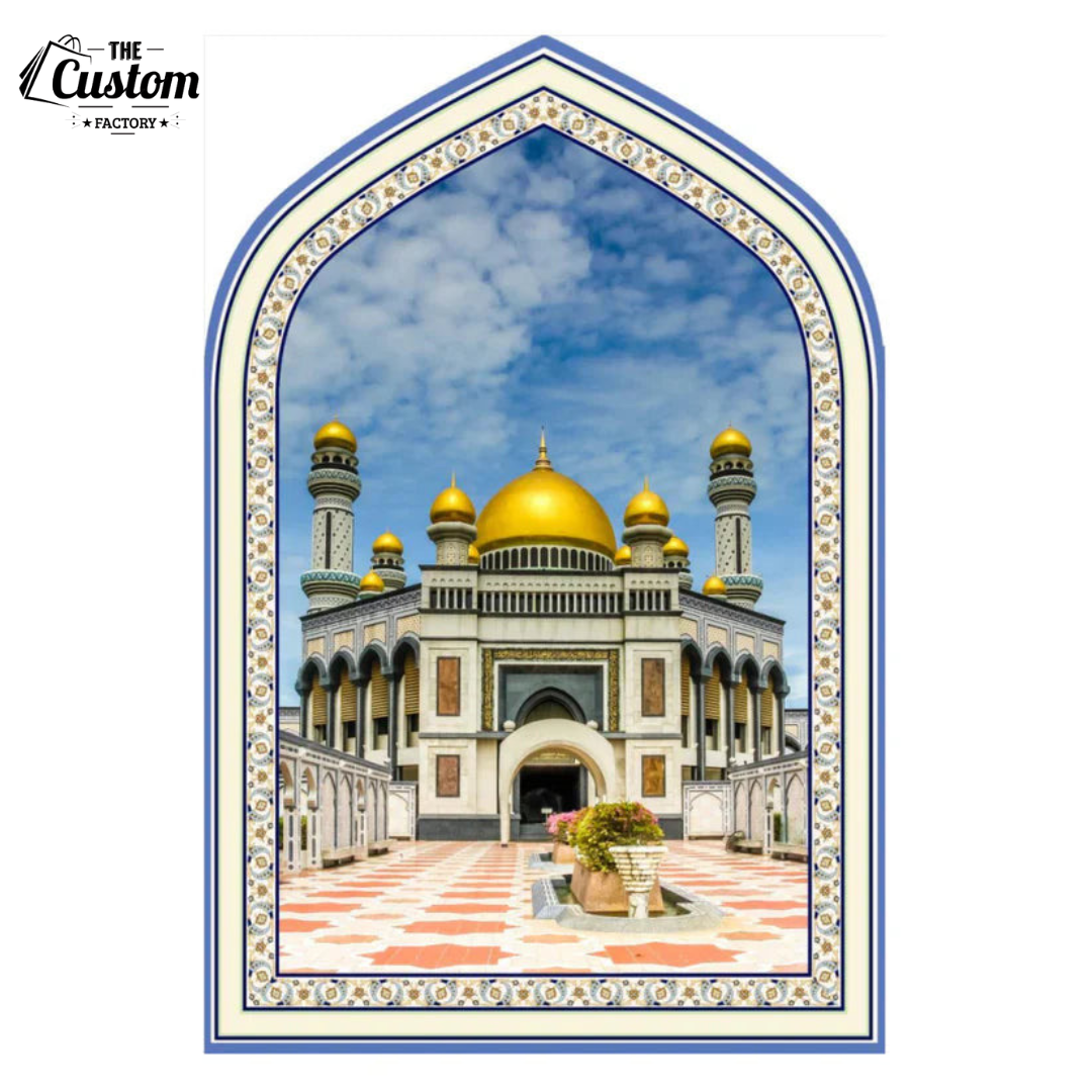 Luxurious Carpet Style 3D Prayer Mat | Imported Janamaz