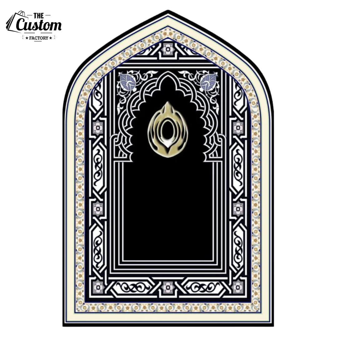 Luxurious Carpet Style 3D Prayer Mat | Imported Janamaz