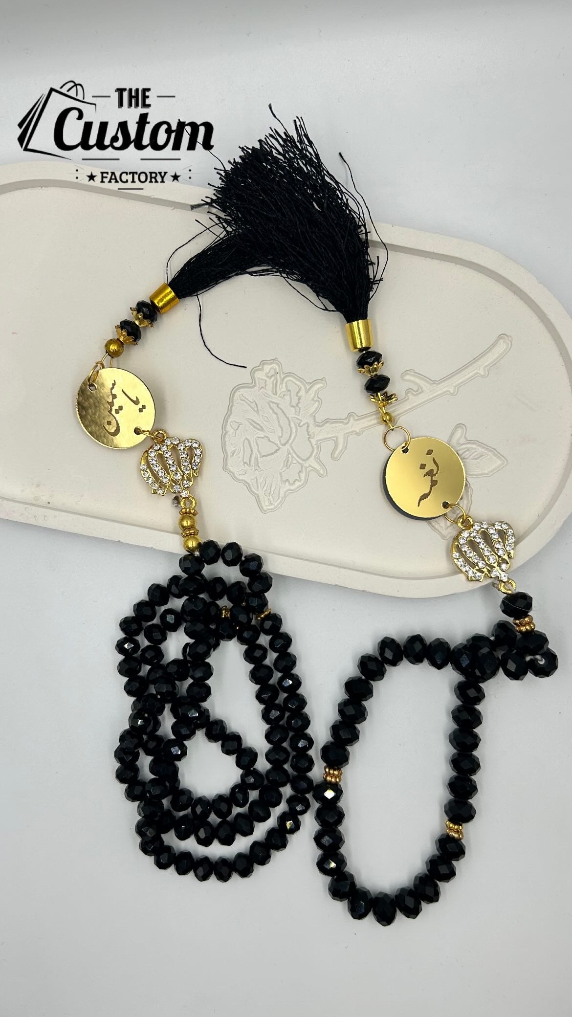 Black Stone Customized Tasbih