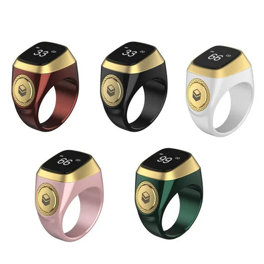 iQibla Zikr lite Smart Ring Tasbih – Electronic Zikr Counter Tasbeeh – Bluetooth & Waterproof